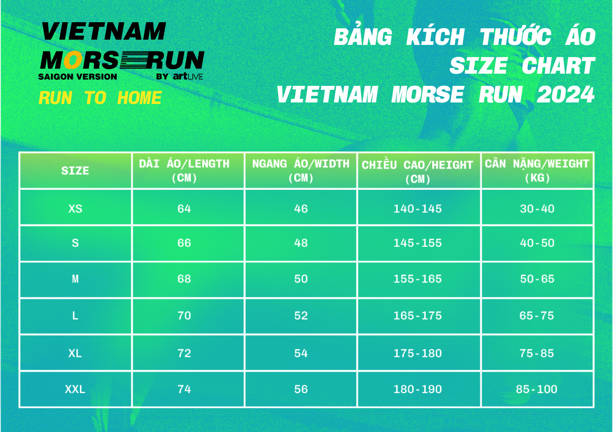 Bảng size