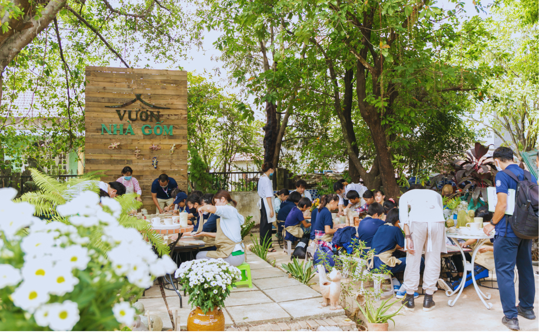 Vườn Nhà Gốm – Nơi lưu giữ và phát huy nghề gốm truyền thống