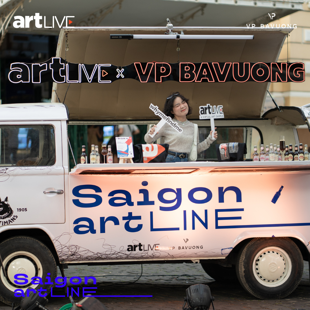 Chuyến xe nghệ thuật Saigon art LINE xuất hiện tại Bưu điện Trung tâm Sài Gòn 3 Saigon art LINE