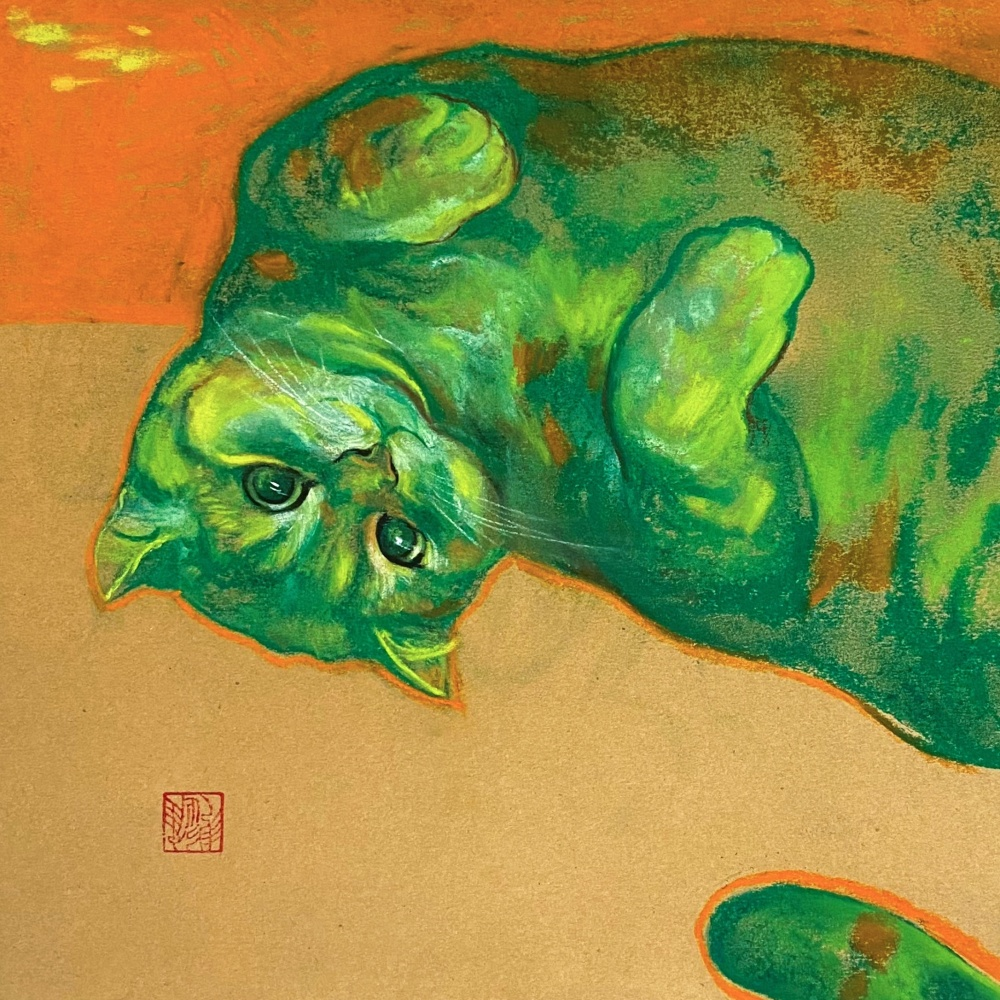‘Một trạng thái mèo’ và họa sĩ Chu Tiến Thăng: ‘Quá trình vẽ làm mình cảm thấy hạnh phúc nhất’ 9 mot_trang_thai_meo_hoa_si_chu_tien_thang