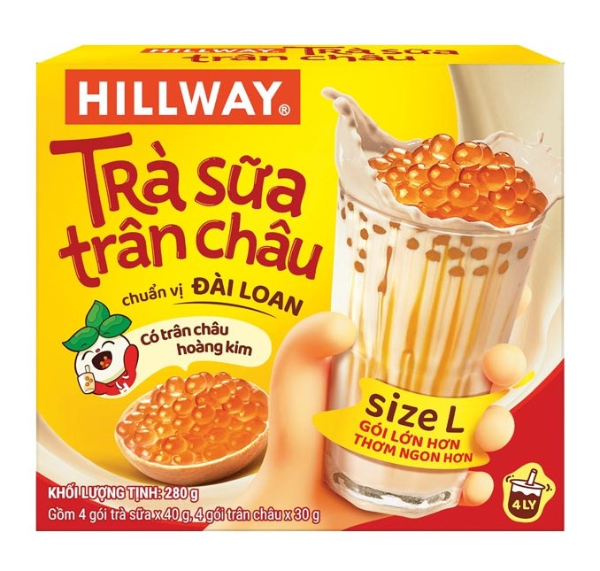 Hillway: Thương hiệu trà sữa hoà tan có trân châu ăn liền tại Việt Nam 4 tra_sua_hillway