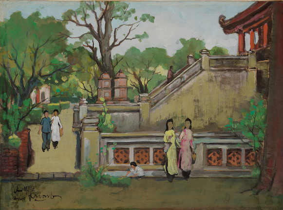 Tranh của họa sĩ Lê Văn Xương lên sàn đấu giá Bonhams Paris 3 image 138