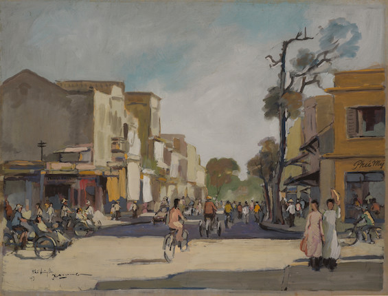 Tranh của họa sĩ Lê Văn Xương lên sàn đấu giá Bonhams Paris 2 image 142
