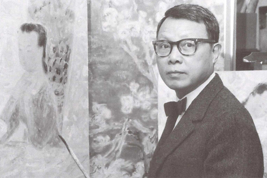 Triển lãm ‘Trong Ngọc Trắng Ngà’ giới thiệu 35 tác phẩm mỹ thuật Đông Dương tại Đà Nẵng 6 hoa_si_le_pho