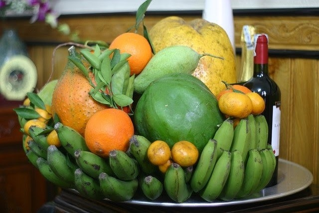 Mâm ngũ quả ngày Tết với triết lý âm dương - ngũ hành 5 mam_ngu_qua_mien_trung