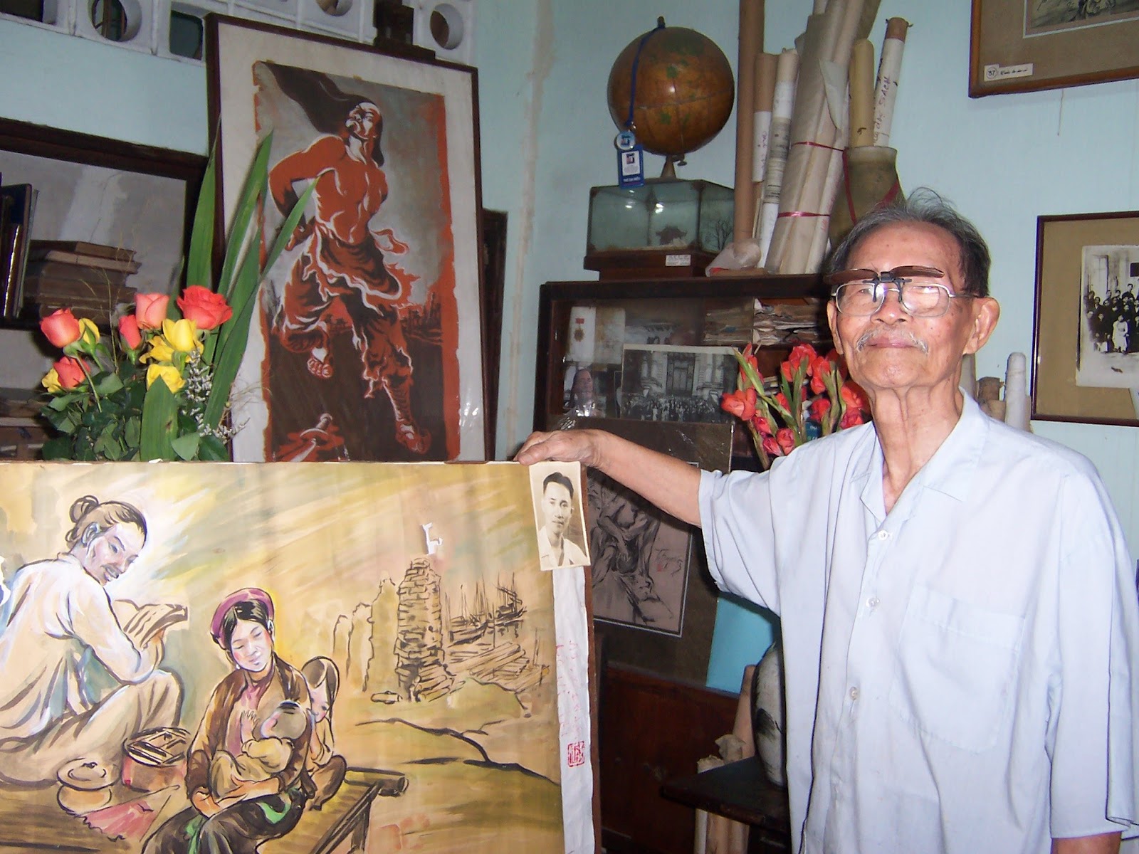 Triển lãm ‘Nhành Hương Xưa’ - Phô diễn Thủ ấn họa của cố họa sĩ Tú Duyên 3 nhanh_huong_xua_hoa_si_tu_duyen