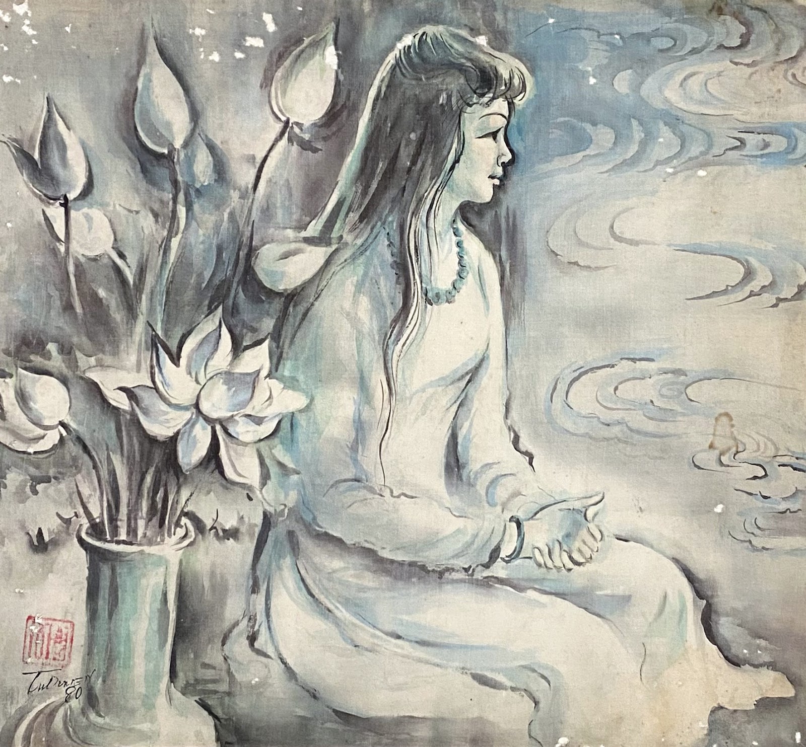 Triển lãm ‘Nhành Hương Xưa’ - Phô diễn Thủ ấn họa của cố họa sĩ Tú Duyên 6 nhanh_huong_xua_hoa_si_tu_duyen