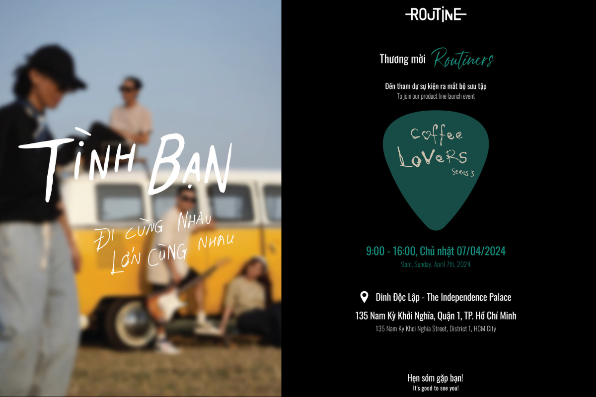 Thương hiệu thời trang Routine ra mắt bộ sưu tập mới Coffee Lovers Series 3 với chủ đề Tình bạn 6 routine_ra_mat_coffee_lovers_series_3